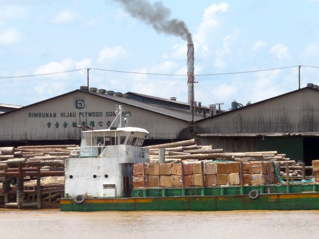 plywood factory and ship